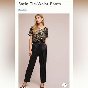 Anthropologie Satin Pants, 10
